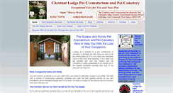 Desktop Screenshot of petcrematorium-petcemetery.co.uk